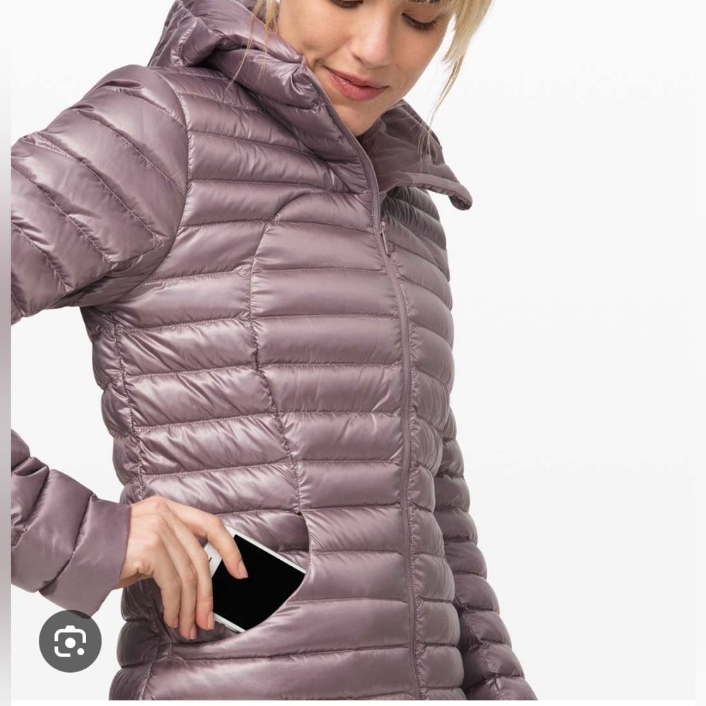 Lululemon Pack it Down Lunar Rock Shine Jacket